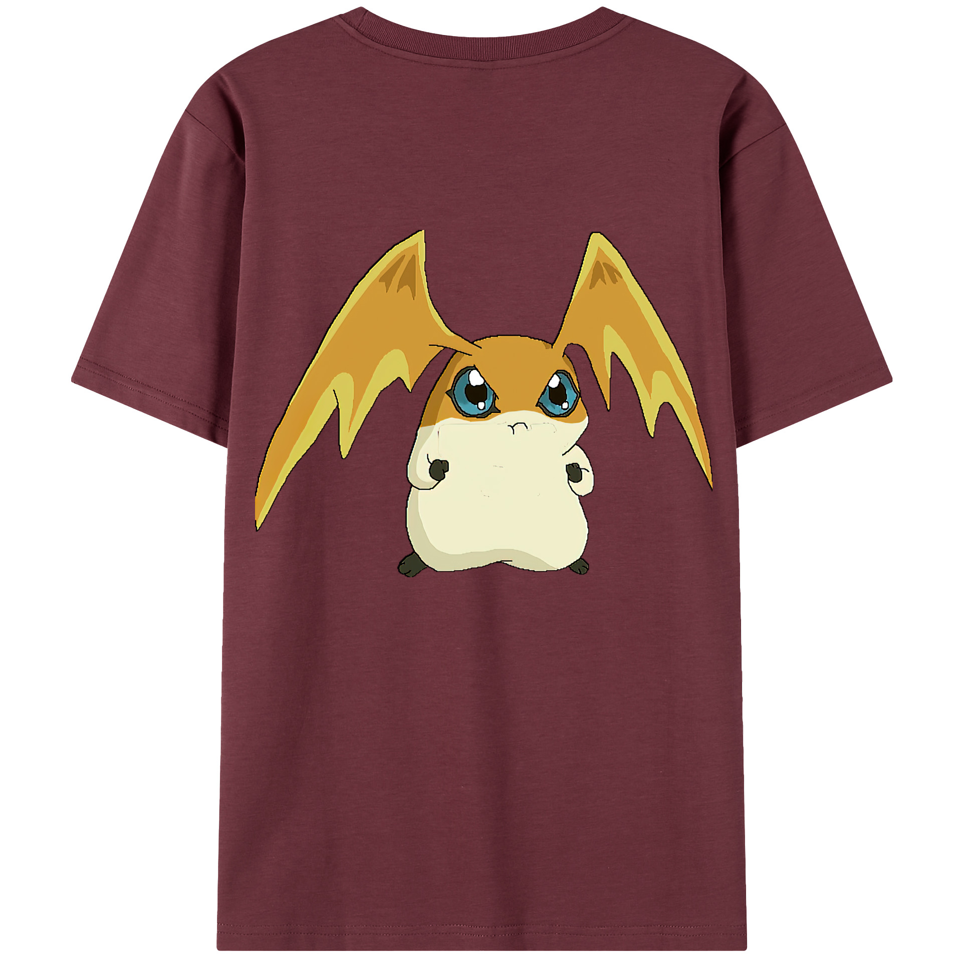 （画像用） Digimon デジタルモンスター/デジモン 綿100％半袖Tシャツ（背面プリント）